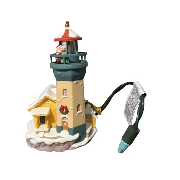 Hallmark Keepsake Magic Collector Series Lighthouse Light Flashing Ornament 1999 - Picture 3 of 13